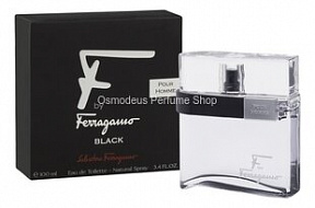 Salvatore Ferragamo F By Ferragamo Black Pour Homme